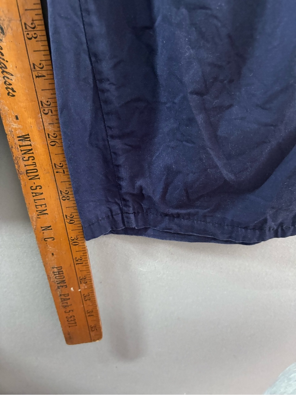 Vtg Polo Ralph Lauren Made USA ‘90 Chinos Navy Size 36/30 Retro Classic - Picture 7 of 10